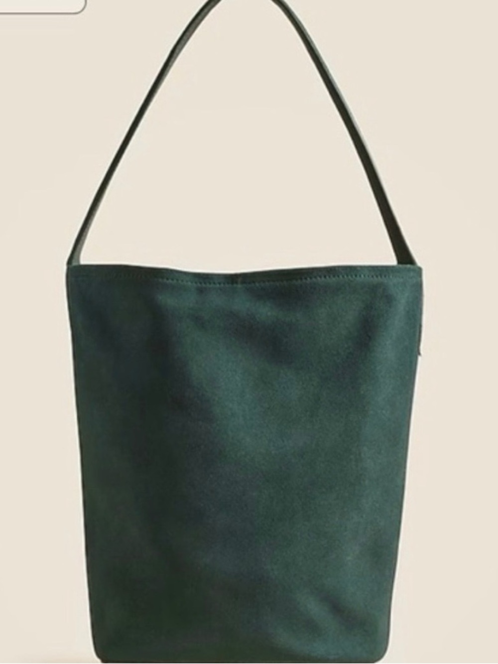 Brand New J Crew Berkeley bucket bag in  midnight foliage suede
